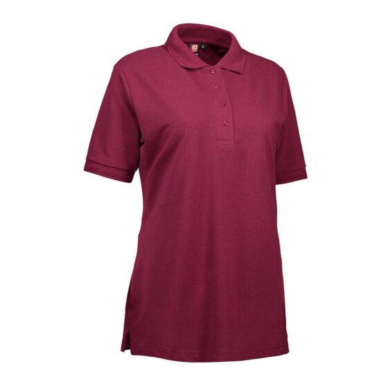 Nybo Bordeaux Dame Prowear Polo, Ekstra Slitesterk, Forkrympet