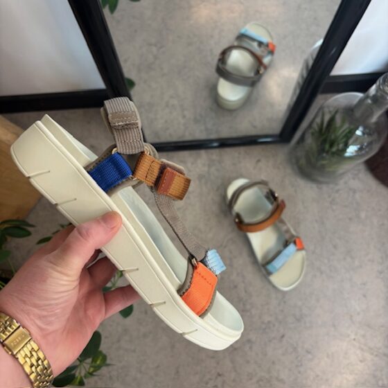 Flerfarget Green Comfort sandal