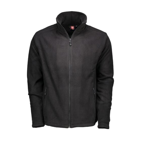Nybo Sort Herreskjorte & Outdoort Micro Fleece Cardigan, Antipilling, Elastisk
