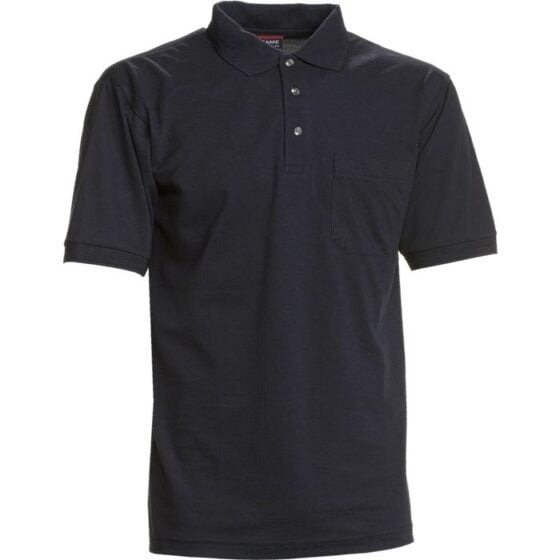 Nybo Marineblå Herrepolo Basic, Slitesterk, Brystlomme