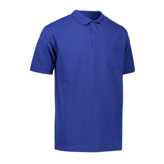 Nybo Kongeblå Herre Prowear Polo, Ekstra Slitesterk, Brystlomme