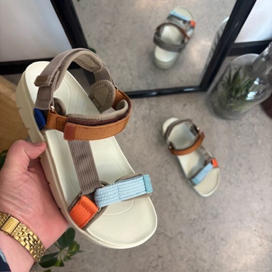 Flerfarget Green Comfort sandal