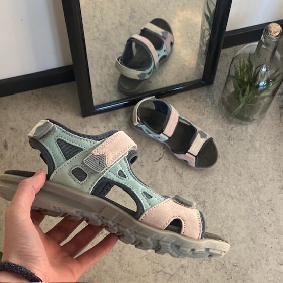 Komfort sandal – komfort med et friskt pust av pasteller