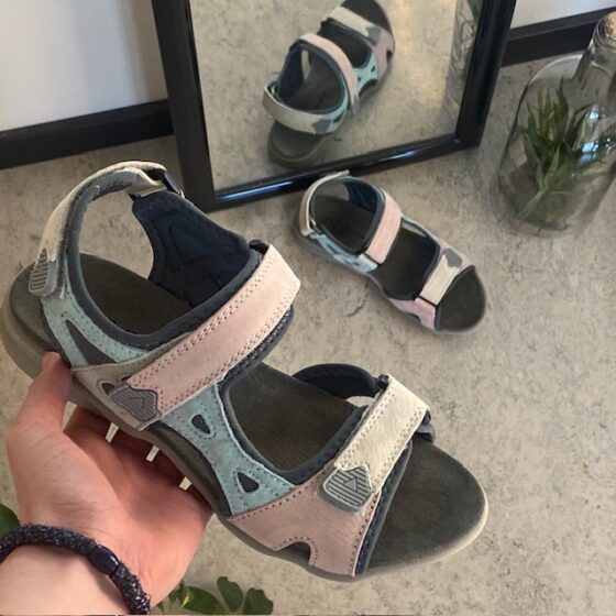 Komfort sandal – komfort med et friskt pust av pasteller