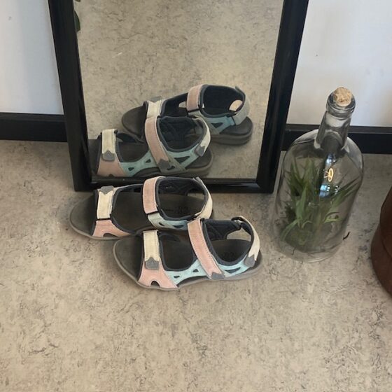 Komfort sandal – komfort med et friskt pust av pasteller