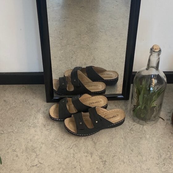 Komfort slip on sandal – enkel, myk og perfekt til hverdagen