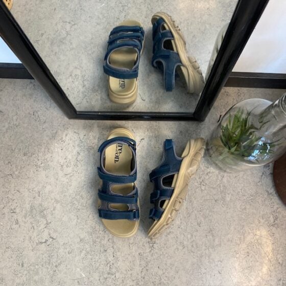 Støttende blå sandal fra Green Comfort