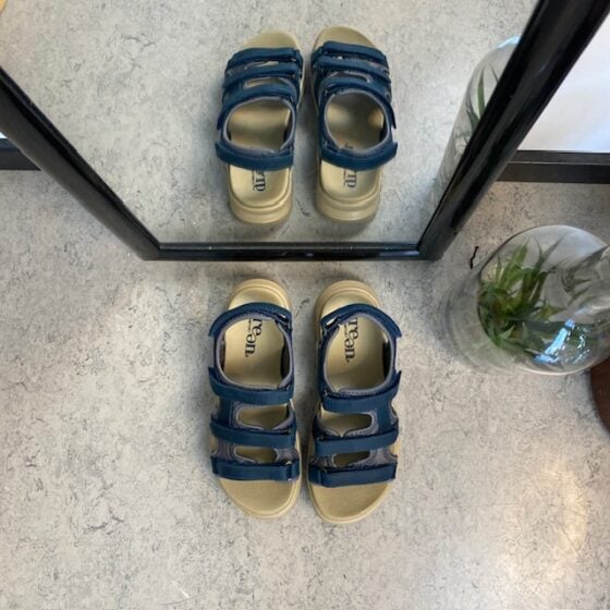 Støttende blå sandal fra Green Comfort