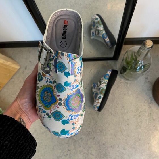 Tresko med mønsterprint
