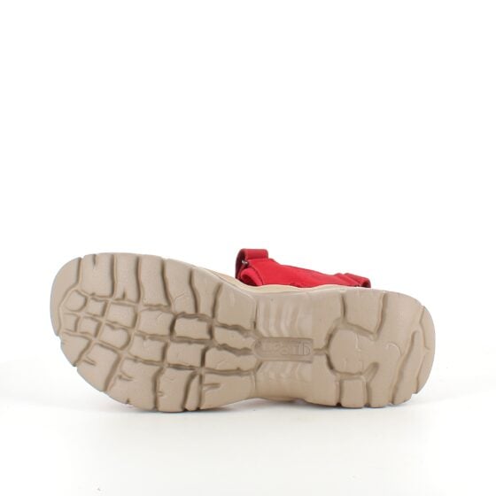 Rød Green Comfort sandal for deg som går og står mange timer
