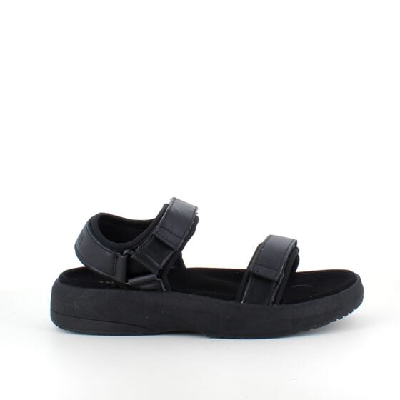 Svart Gaitline sandal med gangskoletabbe
