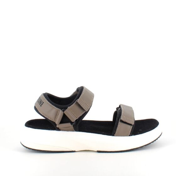 Brun Gaitline sandal med rullesåle