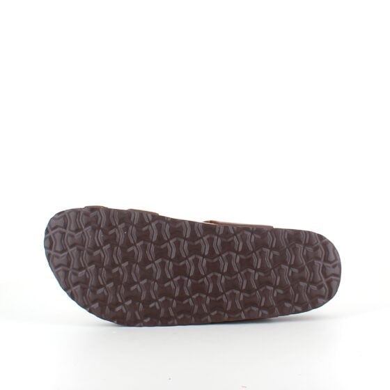 Brun Cruz biosandal med brede stropper