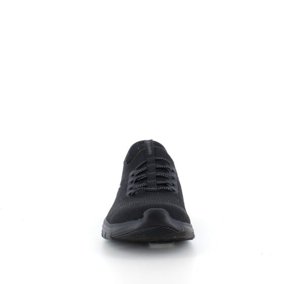 Svart Skechers slip-ins med fotbuestøtte