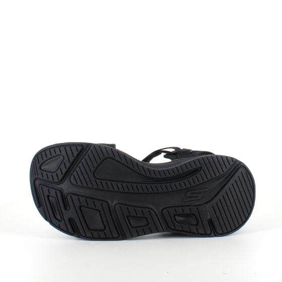 Svart Skechers Max Cushioning Elite 2.0 Sandal med god bue støtte