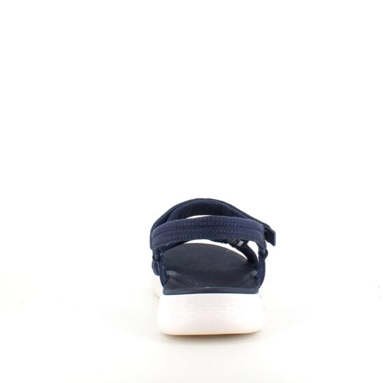 Marineblå Skechers GOwalk sandal, bred modell