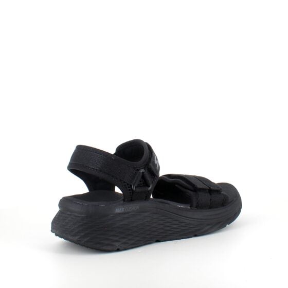 Svart Skechers Max Cushioning Elite 2.0 Sandal med god bue støtte