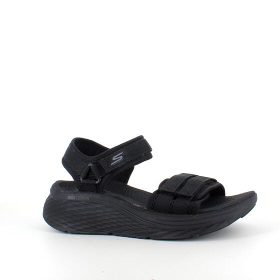 Svart Skechers Max Cushioning Elite 2.0 Sandal med god bue støtte