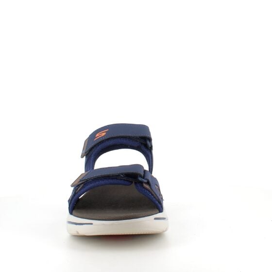 Marineblå Skechers herresandal med fotbuestøtte