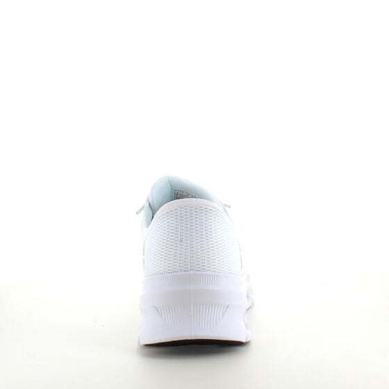 Hvite Skechers Slip-Ins sko med mye støtdemping