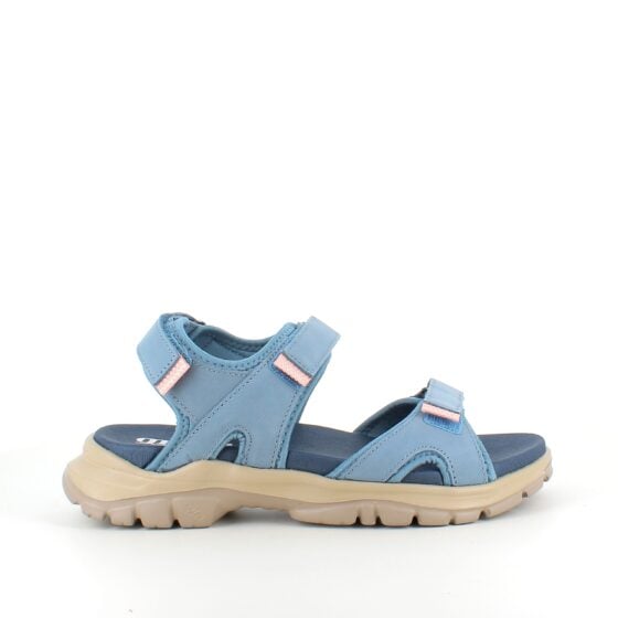 Blå Green Comfort sandal for deg som går og står mange timer