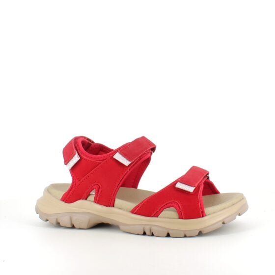 Rød Green Comfort sandal for deg som går og står mange timer