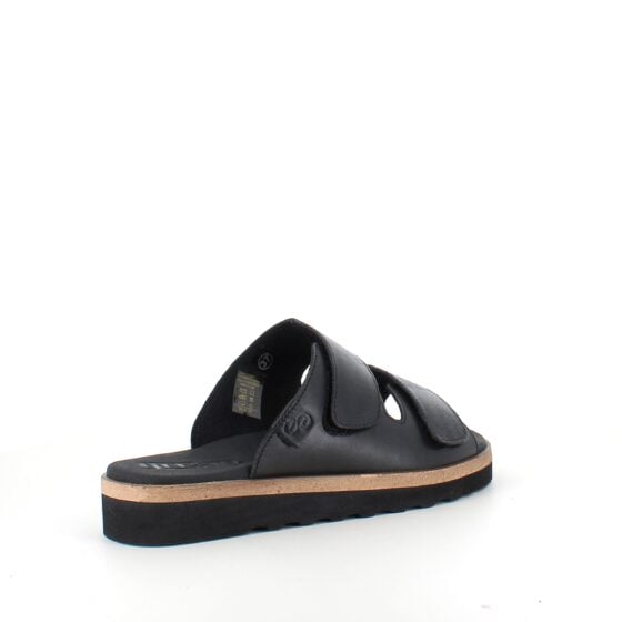 Svart Green Comfort biosandal med god svangstøtte