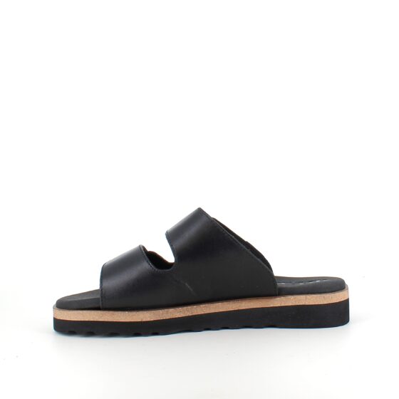 Svart Green Comfort biosandal med god svangstøtte