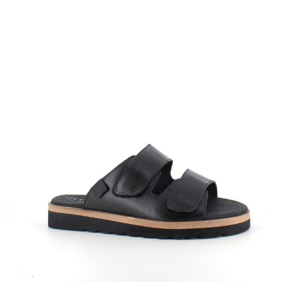 Svart Green Comfort biosandal med god svangstøtte