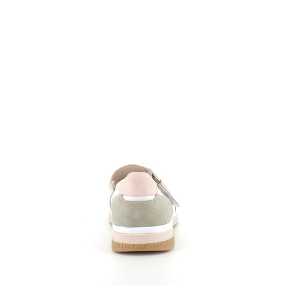 Relife ballerinasko med borrelås – beige komfortsko med massasjeeffekt
