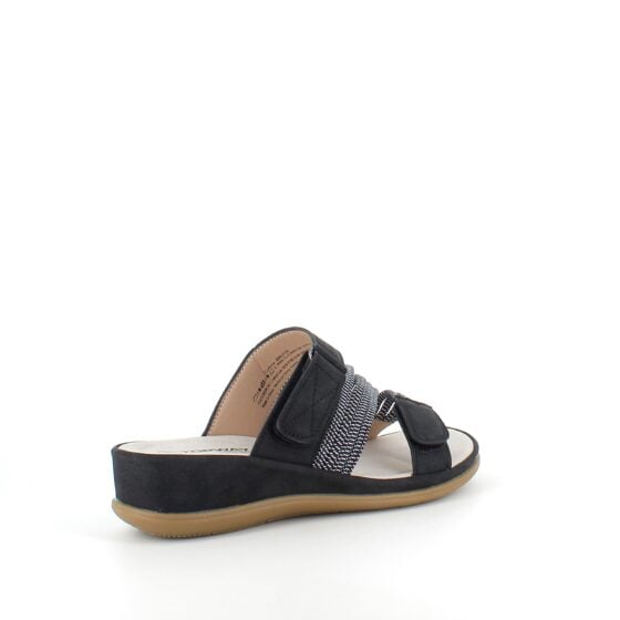 Komfortsandal med elastikkremmer – fleksibel komfort og moderne design