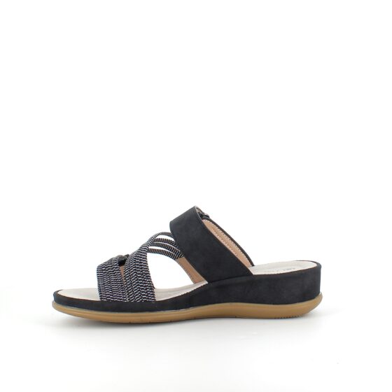 Komfortsandal med elastikkremmer – fleksibel komfort og moderne design