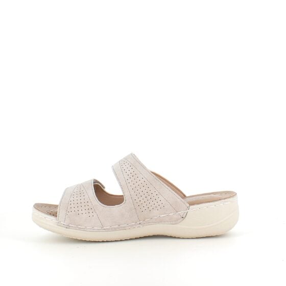 Lys slip-on sandal– enkel, myk og luftig for hverdagens mange skritt