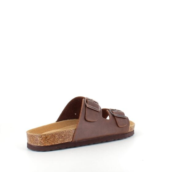 Brun Cruz biosandal med brede stropper