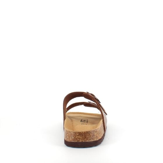 Brun Cruz biosandal med brede stropper