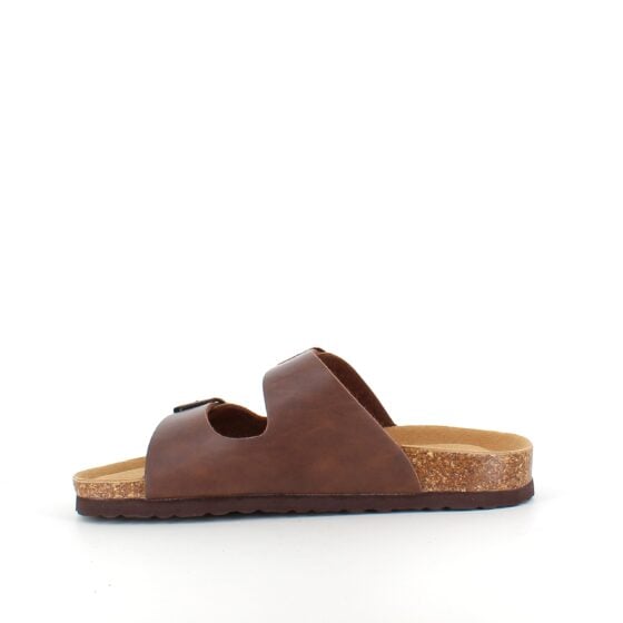 Brun Cruz biosandal med brede stropper