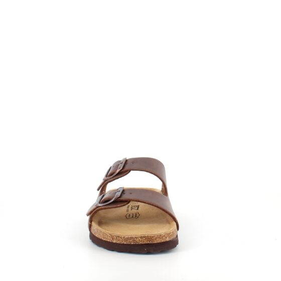 Brun Cruz biosandal med brede stropper
