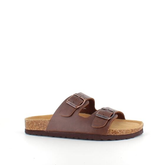 Brun Cruz biosandal med brede stropper