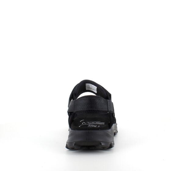 Svart Woden sandal med god svangstøtte