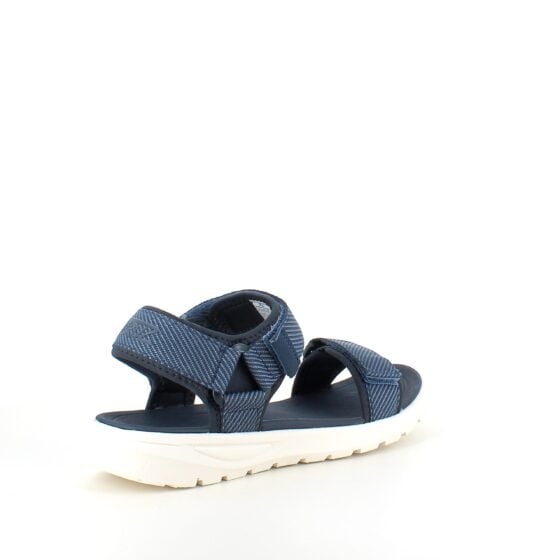 Cruz blå lett sandal med brede remmer