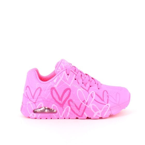 Skechers rosa hjertesko