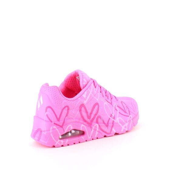 Skechers rosa hjertesko