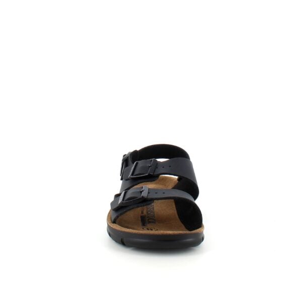 Svart Birkenstock Kano sandal med sklisikre såler.