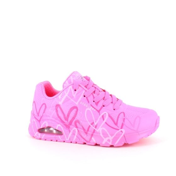 Skechers rosa hjertesko