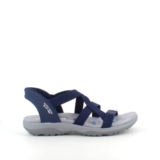 Marineblå Skechers Slip-Ins sandal med elastiske remmer