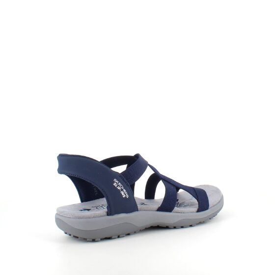 Marineblå Skechers Slip-Ins sandal med elastiske remmer