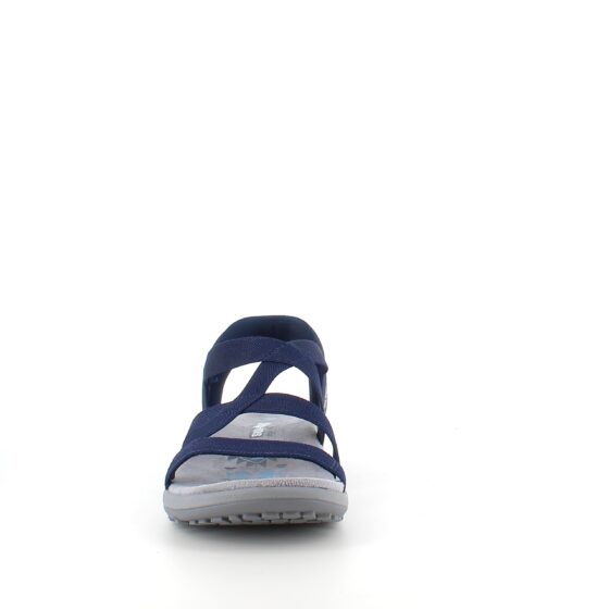 Marineblå Skechers Slip-Ins sandal med elastiske remmer