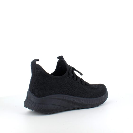 Lettvekts svart slip-on sko