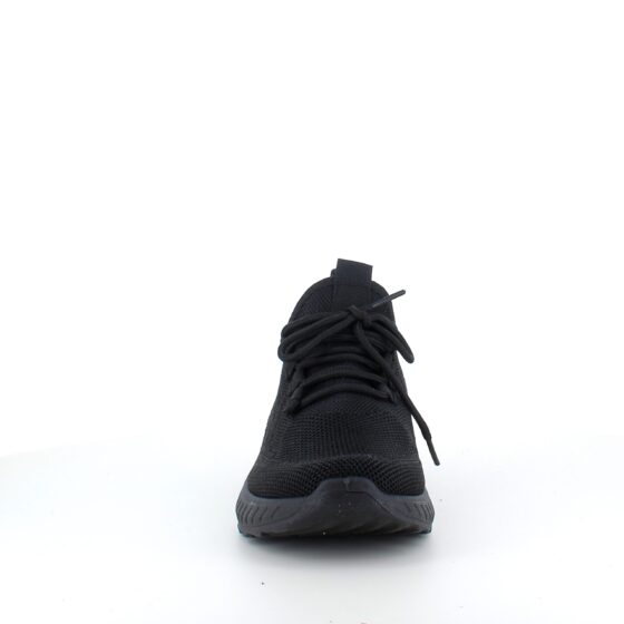 Lettvekts svart slip-on sko
