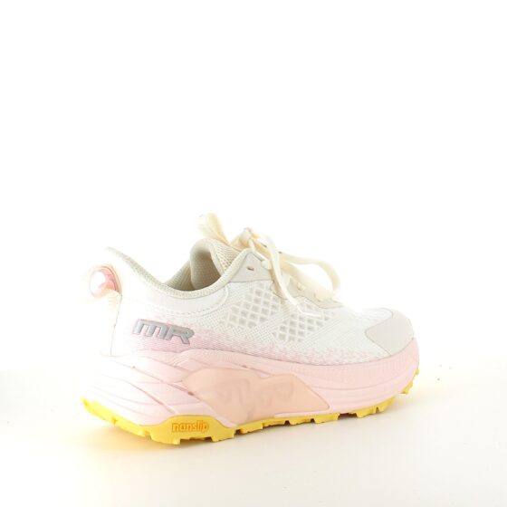 Råhvite lette sko med rosa Nonslip yttersåle